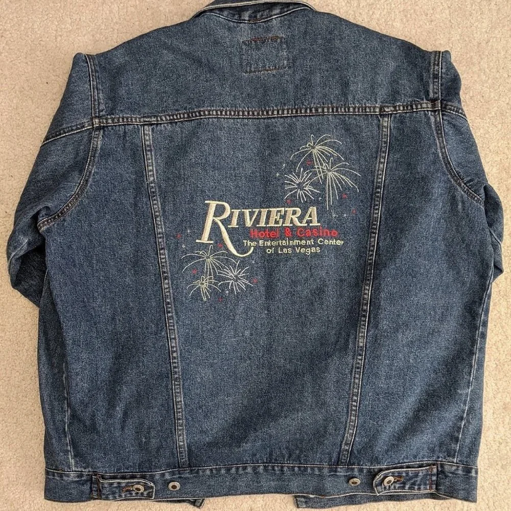 Vintage Riviera Hotel jean jacket